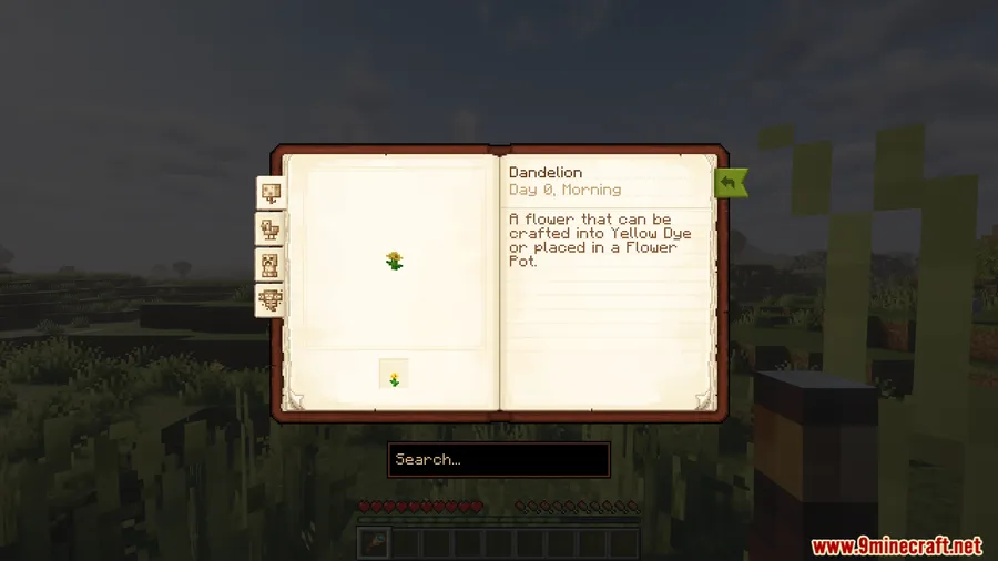 Field Guide Mod screenshot 4 showing mod in action