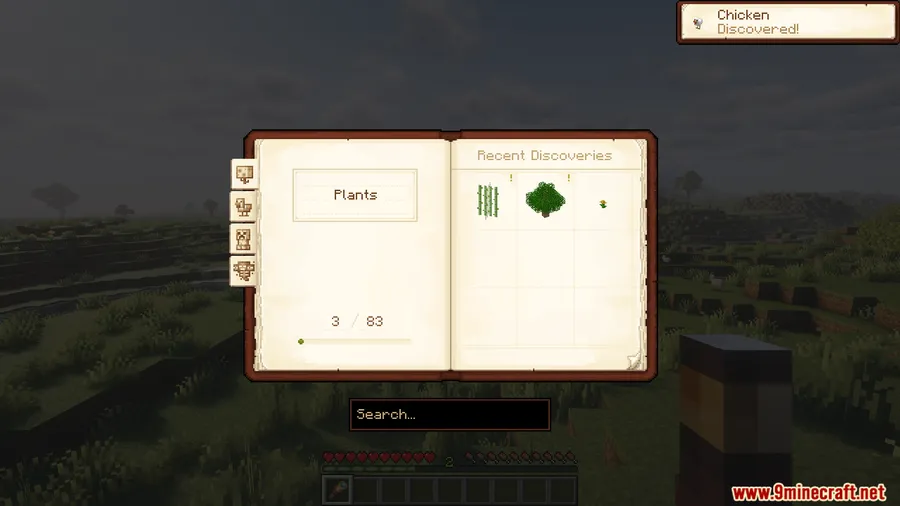 Field Guide Mod screenshot 8 showing mod in action