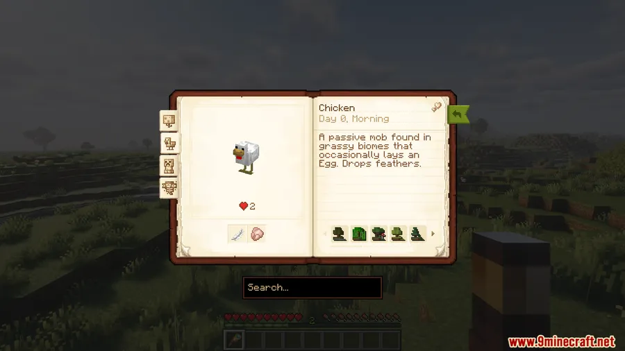Field Guide Mod screenshot 9 showing mod in action