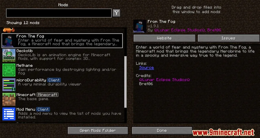 From The Fog Mod screenshot 13 showing mod in action