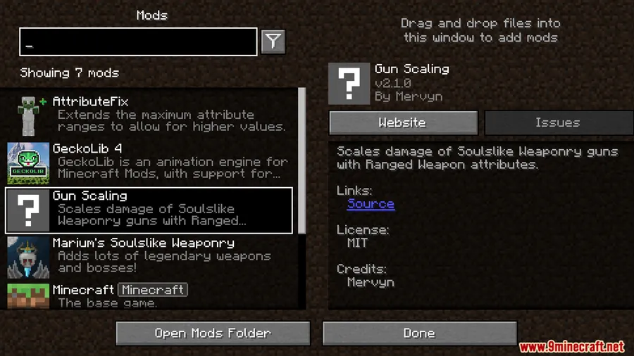 Gun Scaling Mod screenshot 1