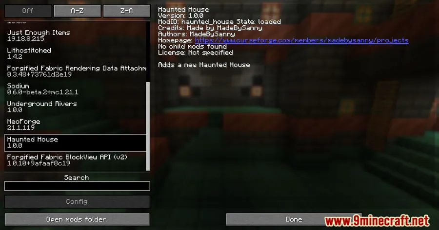 Haunted House Mod screenshot 1