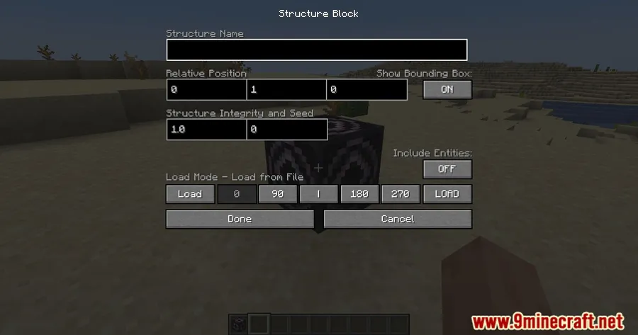 Huge Structure Blocks Mod screenshot 5 showing mod in action