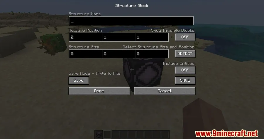 Huge Structure Blocks Mod screenshot 8 showing mod in action