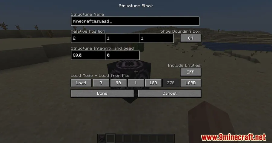 Huge Structure Blocks Mod screenshot 9 showing mod in action