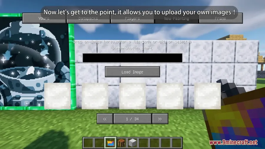 Immersive Paintings Mod screenshot 5 showing mod in action