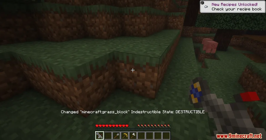 Indestructible Blocks Mod screenshot 3 showing mod in action