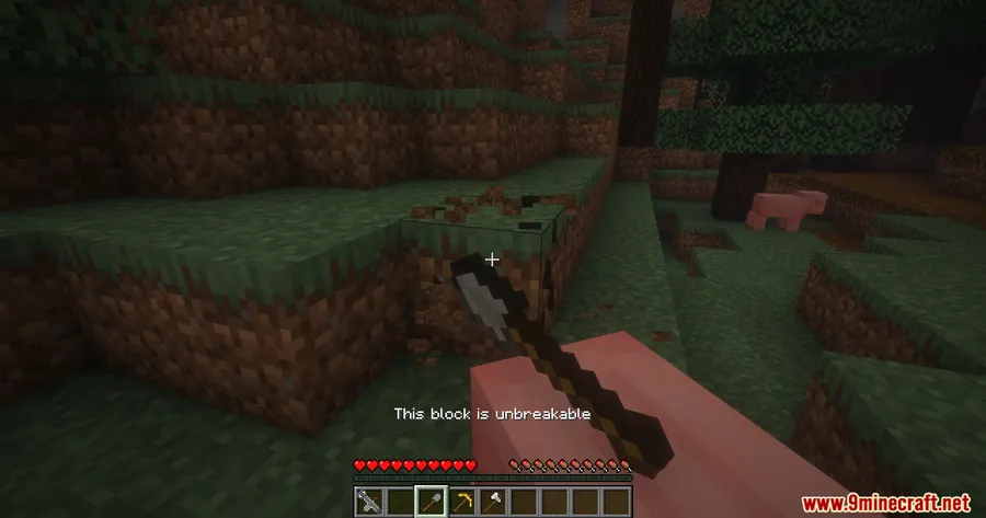 Indestructible Blocks Mod screenshot 5 showing mod in action