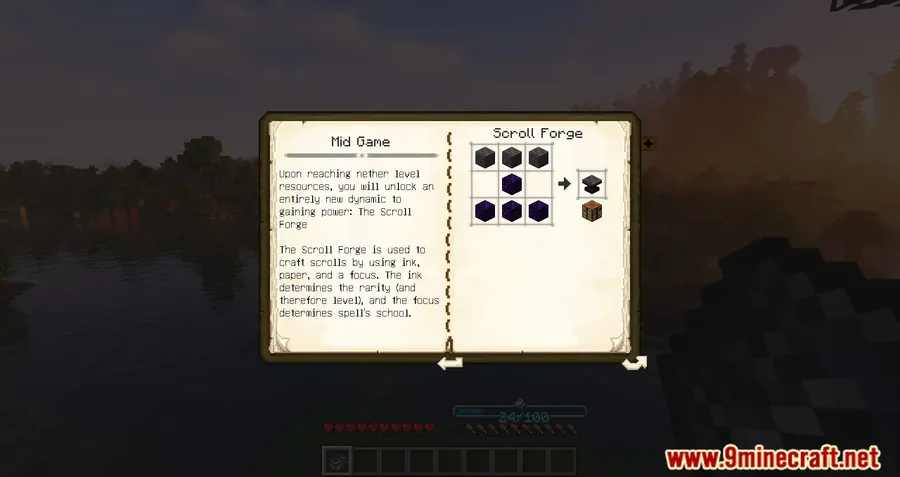 Iron's Spells 'n Spellbooks Mod screenshot 4 showing mod in action