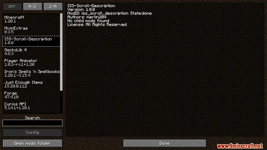 Irons Spells N Spellbooks Scroll Description Mod screenshot 1