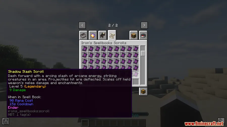 Irons Spells N Spellbooks Scroll Description Mod screenshot 2