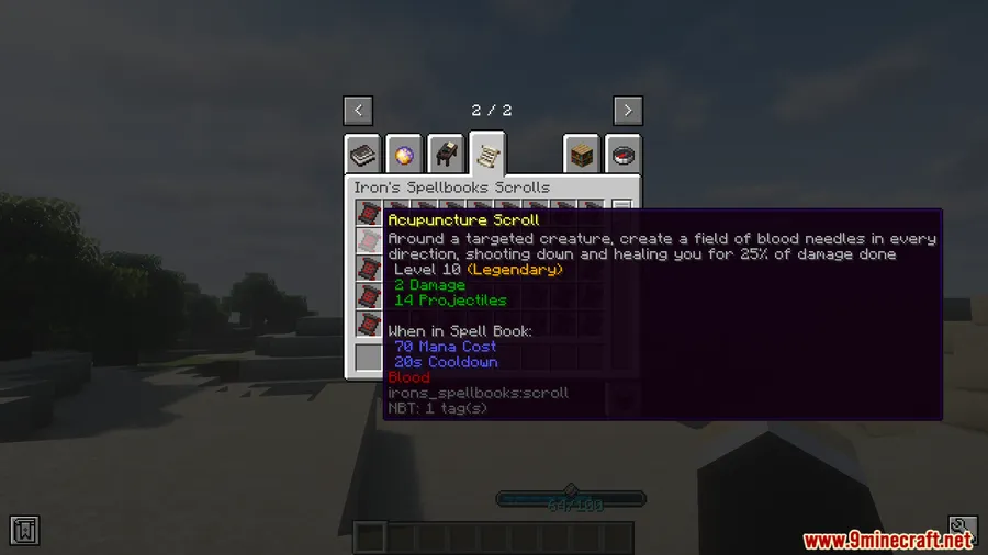 Irons Spells N Spellbooks Scroll Description Mod screenshot 3