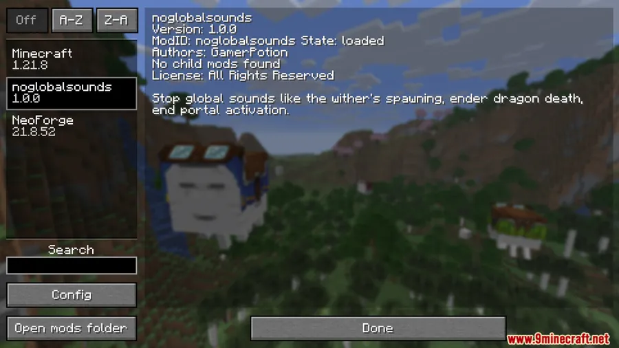 Lazyboys No Global Sounds Mod screenshot 1