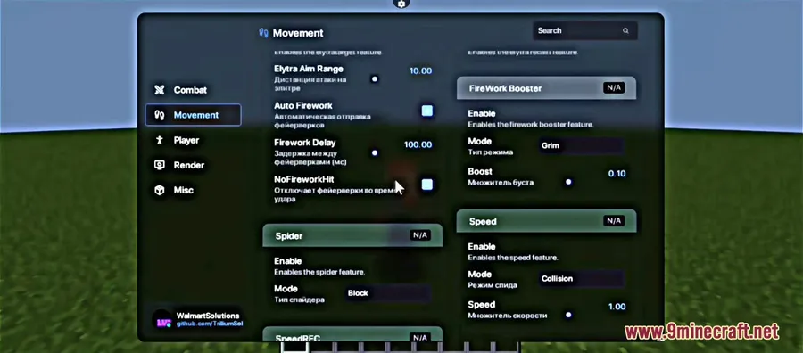 Leminx Client Mod screenshot 4 showing mod in action