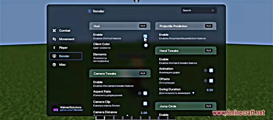 Leminx Client Mod screenshot 6 showing mod in action