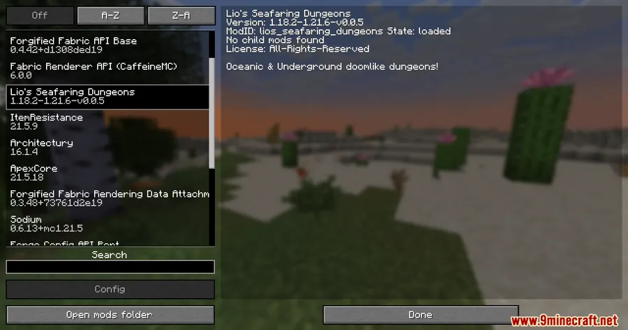 Lios Seafaring Dungeons Mod screenshot 1