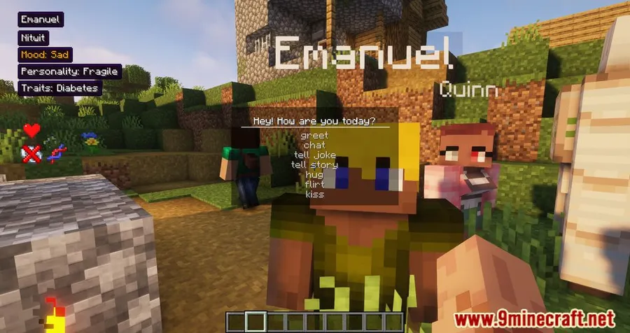 Minecraft Comes Alive Reborn Mod screenshot 14 showing mod in action