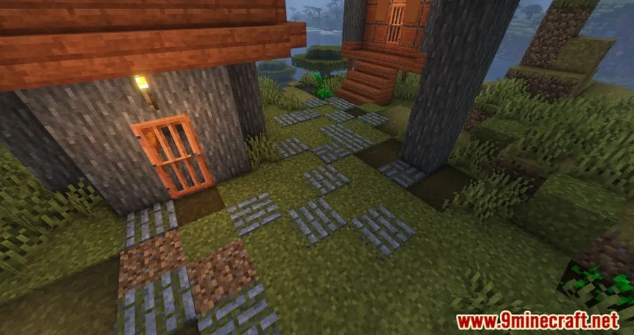 Macaw's Paths and Pavings Mod screenshot 6 showing mod in action