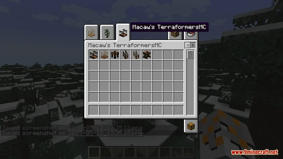 Macaw's TerraformersMC Mod screenshot 5 showing mod in action
