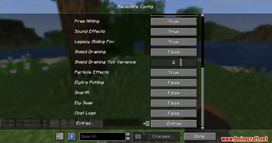 MaceCore Client Mod screenshot 6 showing mod in action