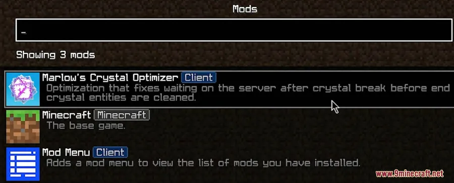 Marlow's Crystal Optimizer Mod screenshot 4