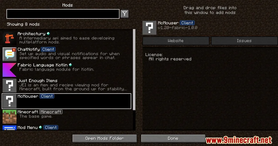 McMouser Mod screenshot 1