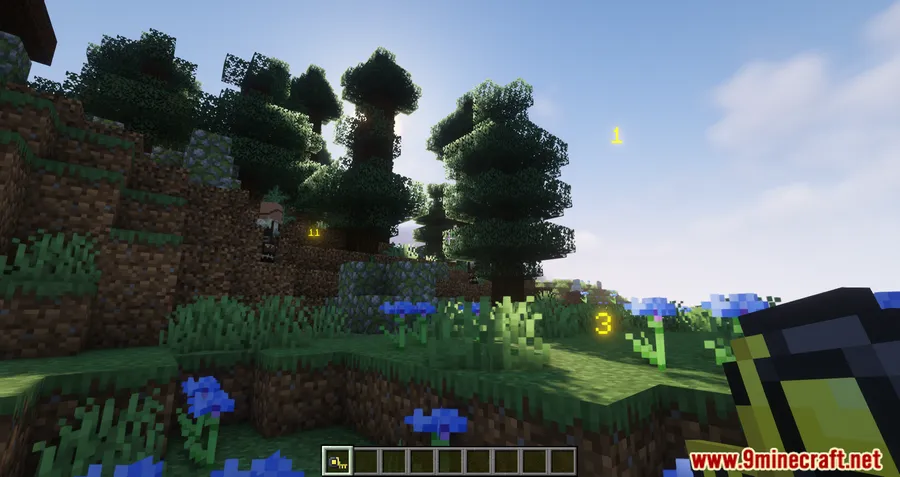 Measurements Mod screenshot 2 showing mod in action