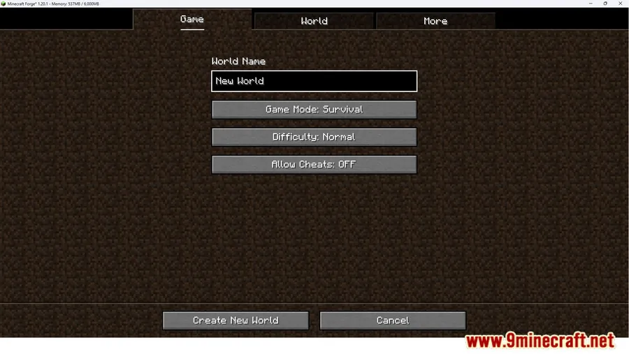 Memory Usage Title Mod screenshot 4 showing mod in action