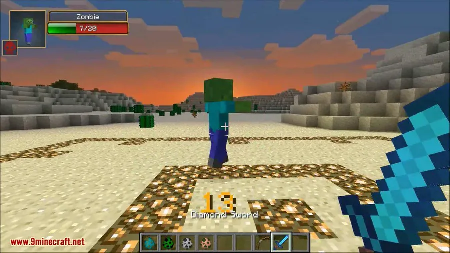 Mob Dismemberment Mod screenshot 3 showing mod in action