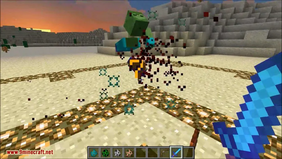 Mob Dismemberment Mod screenshot 5 showing mod in action