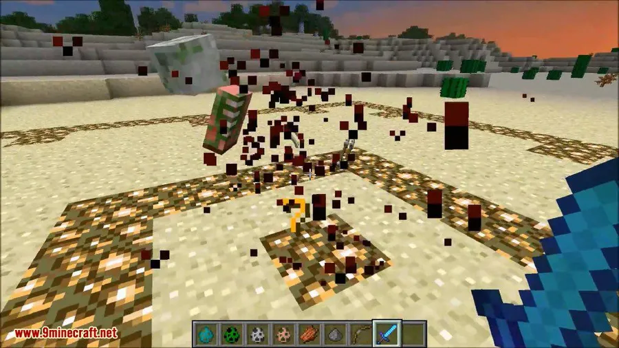Mob Dismemberment Mod screenshot 8 showing mod in action