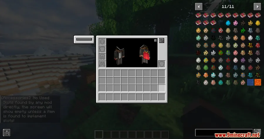 MouseTweaks X Accessories Fix Mod screenshot 3 showing mod in action