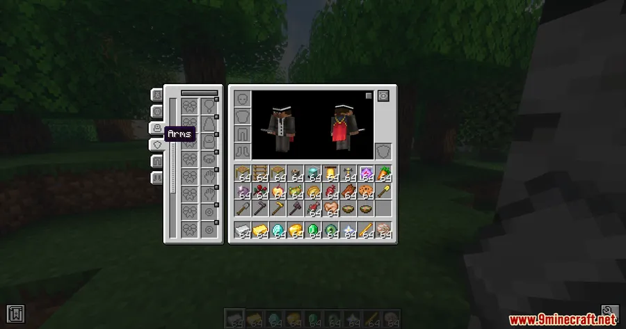 MouseTweaks X Accessories Fix Mod screenshot 8 showing mod in action