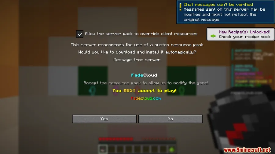 My Resource Pack My Choice Mod screenshot 10 showing mod in action