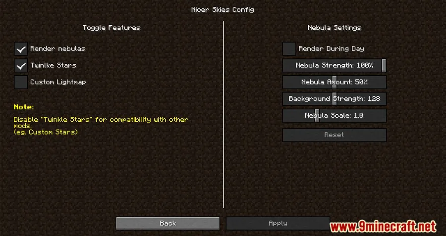 Nicer Skies Mod screenshot 2 showing mod in action