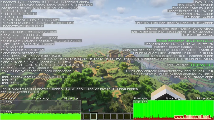 Nvidium Ported Mod screenshot 4 showing mod in action