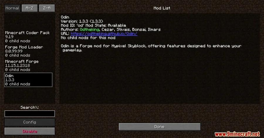 Odin Mod screenshot 1