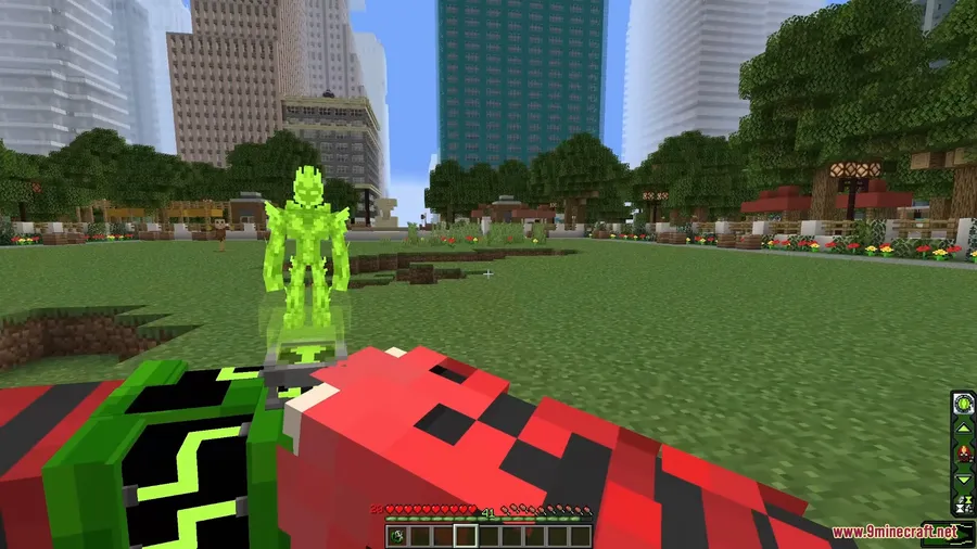 Omnitrix Evolution Alienevo Addon Mod screenshot 4 showing mod in action