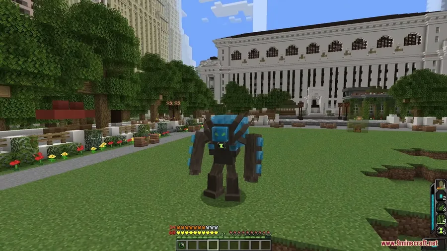 Omnitrix Evolution Alienevo Addon Mod screenshot 5 showing mod in action