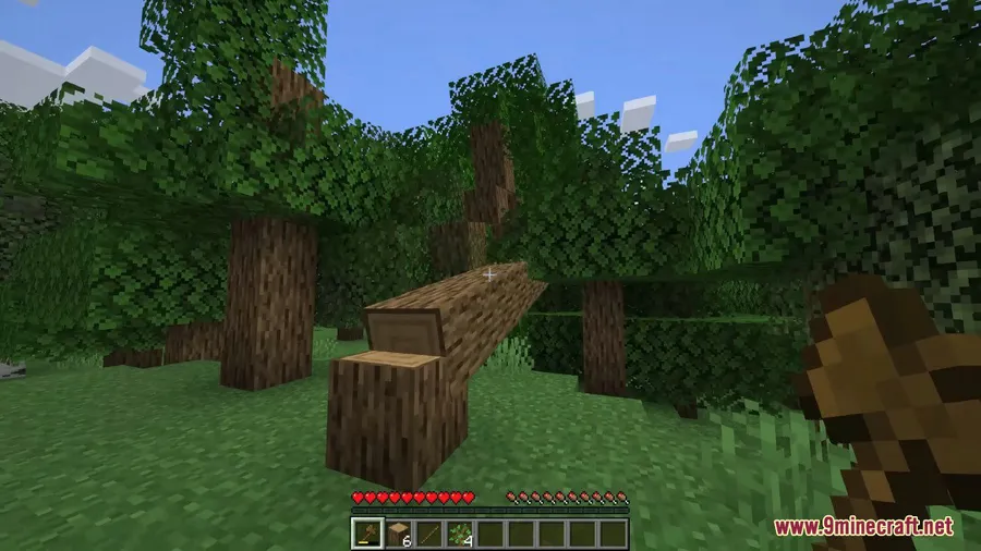 Panda's Falling Tree's Mod screenshot 6 showing mod in action