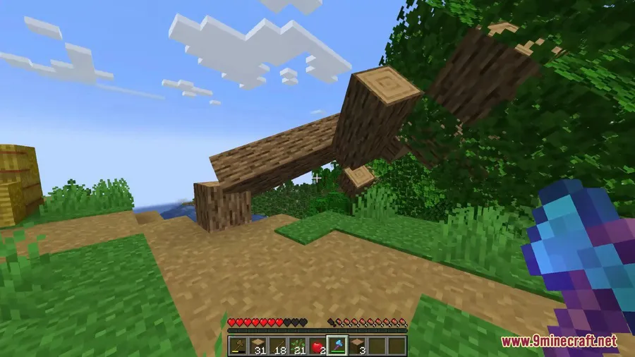 Panda's Falling Tree's Mod screenshot 8 showing mod in action