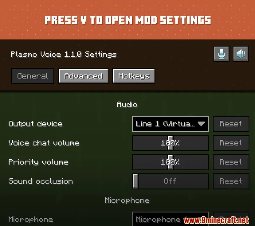 Plasmo Voice Mod screenshot 4 showing mod in action