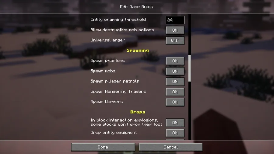 Preferred Gamerules Mod screenshot 4