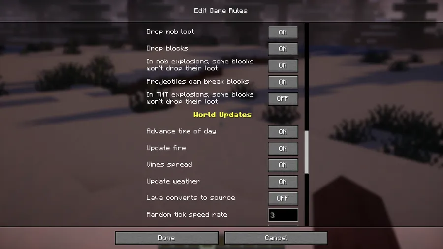 Preferred Gamerules Mod screenshot 5