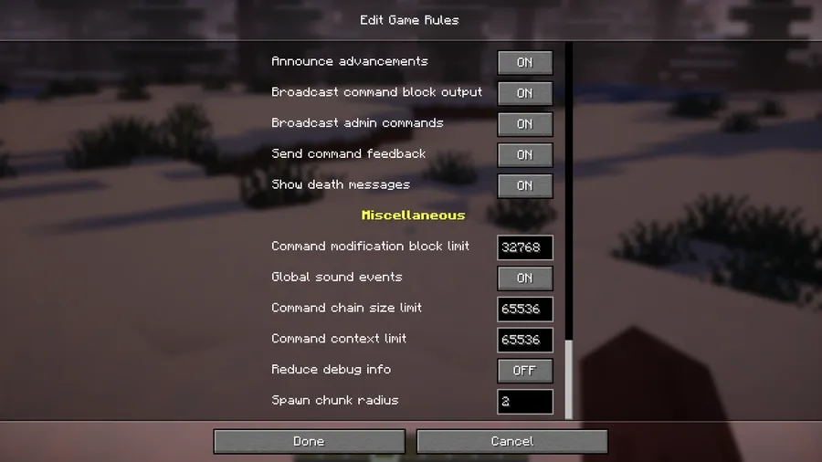 Preferred Gamerules Mod screenshot 6