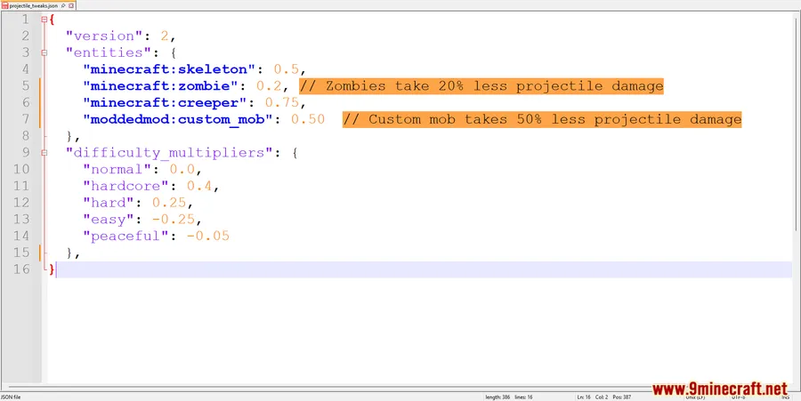 Projectile Tweaks Mod screenshot 12 showing mod in action