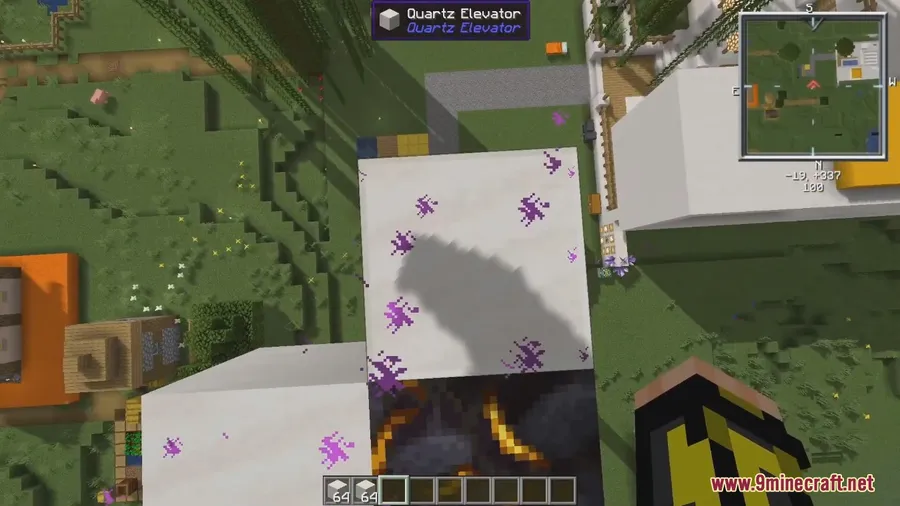 Quartz Elevator Mod screenshot 2 showing mod in action