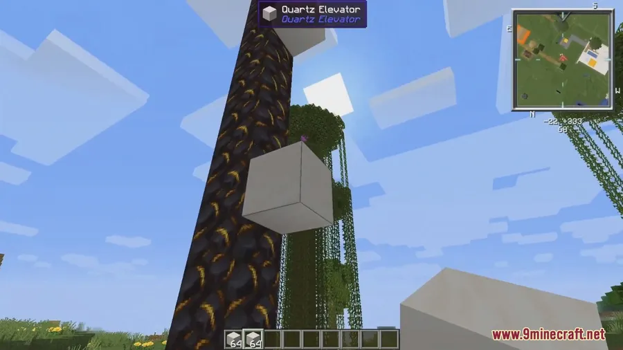 Quartz Elevator Mod screenshot 3 showing mod in action
