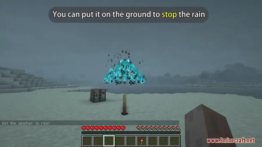 Rain Shield Mod screenshot 3 showing mod in action