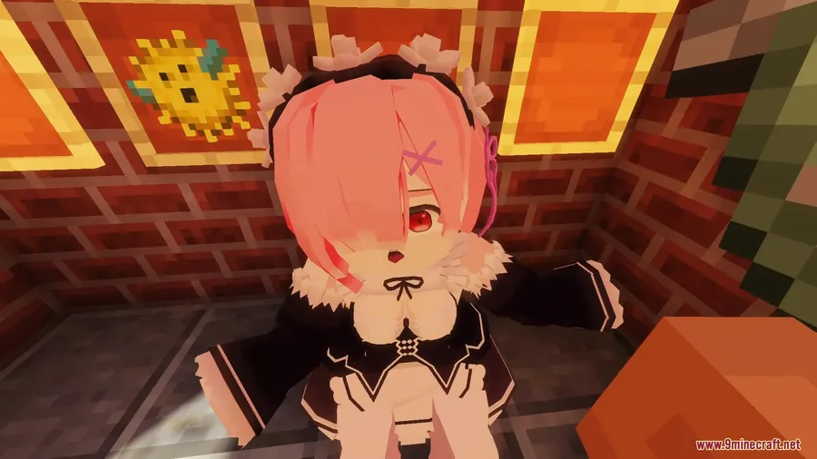 Ram Model – Custom Girl for PleasureCraft Mod screenshot 4 showing mod in action